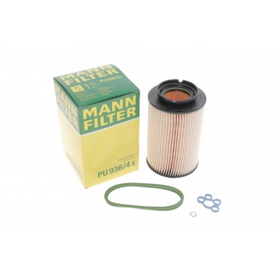 Топливный фильтр Volkswagen Golf 5 / Фольксваген Гольф 5 1.9TDI / 2.0TDI 2003-2009 PU936/4X MANN-FILTER (Германия)