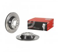 Гальмівний диск задній (282х12мм) Volkswagen Golf 5 / Фольксваген Гольф 5 2003-2009 08.A202.75 BREMBO (Італія)