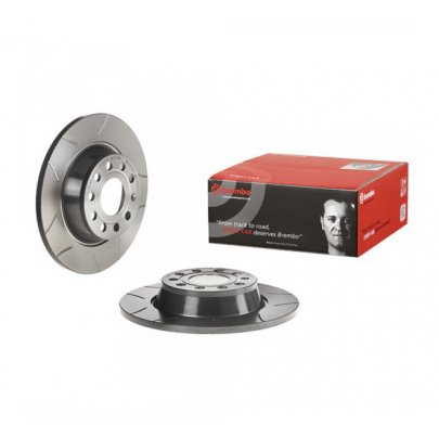 Гальмівний диск задній (282х12мм) Volkswagen Golf 5 / Фольксваген Гольф 5 2003-2009 08.A202.75 BREMBO (Італія)