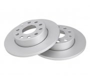 Гальмівний диск задній (260х12мм) Volkswagen Golf 5 / Фольксваген Гольф 5 2003-2009 17547 ABS (Нідерланди)