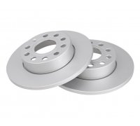 Гальмівний диск задній (260х12мм) Volkswagen Golf 5 / Фольксваген Гольф 5 2003-2009 17547 ABS (Нідерланди)