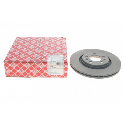 Гальмівний диск передній (280х22мм) Volkswagen Golf 5 / Фольксваген Гольф 5 2003-2009 17936 FEBI (Німеччина)