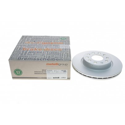 Гальмівний диск передній (280х22мм) Volkswagen Golf 5 / Фольксваген Гольф 5 2003-2009 23-0733C METELLI (Італія)