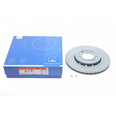 Тормозной диск передний (256х22мм) Volkswagen Golf 5 / Фольксваген Гольф 5 2003-2009 24.0122-0151.1 ATE (Германия)