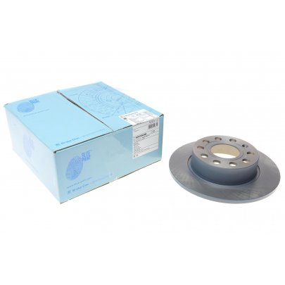 Гальмівний диск задній (255х10мм) Volkswagen Golf 5 / Фольксваген Гольф 5 2003-2009 ADV184306 BLUE PRINT (Польща)