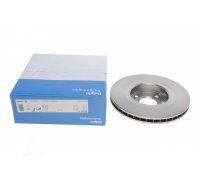 Тормозной диск передний (комплект 2 шт, 256х22мм) Volkswagen Golf 5 / Фольксваген Гольф 5 2003-2009 BG2443 DELPHI (США)