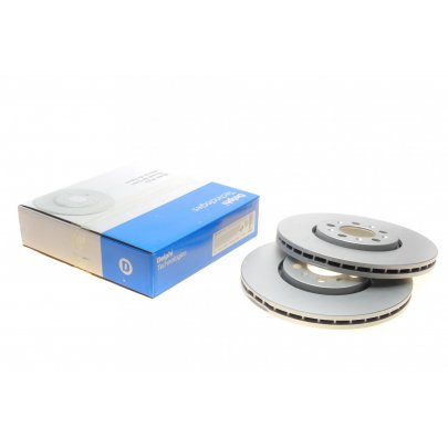 Тормозной диск передний (комплект 2 шт, 288х25мм) Volkswagen Golf 5 / Фольксваген Гольф 5 2003-2009 BG3035C DELPHI (США)