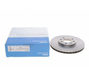 Тормозной диск передний (комплект 2 шт, 256х22мм) Volkswagen Golf 5 / Фольксваген Гольф 5 2003-2009 BG3569 DELPHI (США)