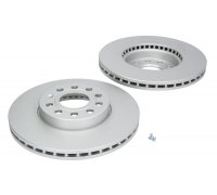 Гальмівний диск передній (комплект 2 шт, 288х25мм) Volkswagen Golf 5 / Фольксваген Гольф 5 2003-2009 BG3833-C DELPHI (США)