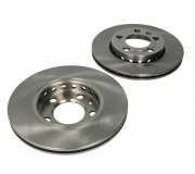 Тормозной диск передний (комплет 2 шт, 256х22мм) Volkswagen Golf 5 / Фольксваген Гольф 5 2003-2009 DDF1164 FERODO (Великобритания)