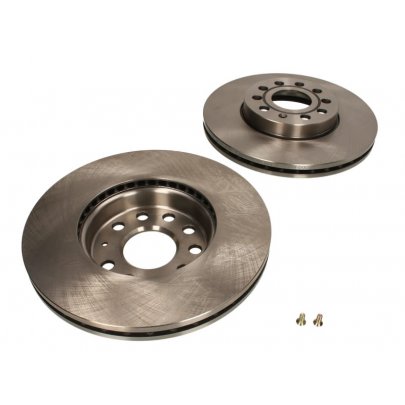 Тормозной диск передний (комплект 2 шт, 288х25мм) Volkswagen Golf 5 / Фольксваген Гольф 5 2003-2009 DDF1218 FERODO (Великобритания)