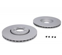 Тормозной диск передний (комплект 2 шт, 288х25мм) Volkswagen Golf 5 / Фольксваген Гольф 5 2003-2009 DDF1221C FERODO (Великобритания)