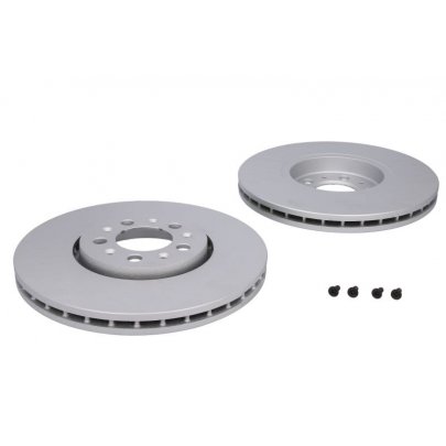 Тормозной диск передний (комплект 2 шт, 288х25мм) Volkswagen Golf 5 / Фольксваген Гольф 5 2003-2009 DDF1221C FERODO (Великобритания)