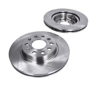 Тормозной диск передний (комплект 2 шт, 280х22мм) Volkswagen Golf 5 / Фольксваген Гольф 5 2003-2009 DDF1223 FERODO (Великобритания)