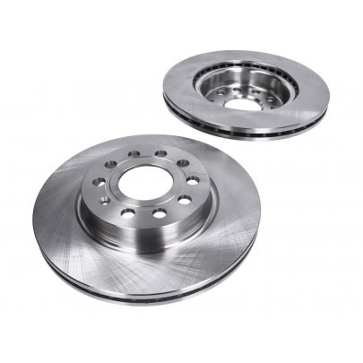 Тормозной диск передний (комплект 2 шт, 280х22мм) Volkswagen Golf 5 / Фольксваген Гольф 5 2003-2009 DDF1223 FERODO (Великобритания)