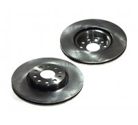 Тормозной диск передний (комплект 2 шт, 312х25мм) Volkswagen Golf 5 / Фольксваген Гольф 5 2003-2009 DDF1305 FERODO (Великобритания)