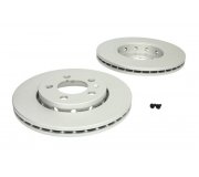 Тормозной диск передний (комплект 2 шт, 256х22мм) Volkswagen Golf 5 / Фольксваген Гольф 5 2003-2009 DDF927C FERODO (Великобритания)