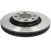 Гальмівний диск передній (256х22мм) Volkswagen Golf 5 / Фольксваген Гольф 5 2003-2009 DF1625 TRW (Німеччина)