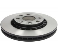 Тормозной диск передний (256х22мм) Volkswagen Golf 5 / Фольксваген Гольф 5 2003-2009 DF1625 TRW (Германия)