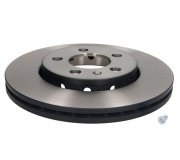 Тормозной диск передний (256х22мм) Volkswagen Golf 5 / Фольксваген Гольф 5 2003-2009 DF2803 TRW (Германия)