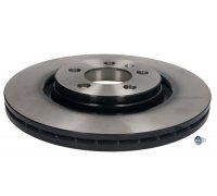 Тормозной диск передний (280х22мм) Volkswagen Golf 5 / Фольксваген Гольф 5 2003-2009 DF2804 TRW (Германия)