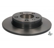 Тормозной диск задний (232х9мм) Volkswagen Golf 5 / Фольксваген Гольф 5 2003-2009 08.7165.11 BREMBO (Италия)