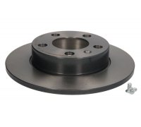 Гальмівний диск задній (232х9мм) Volkswagen Golf 5 / Фольксваген Гольф 5 2003-2009 08.7165.11 BREMBO (Італія)