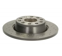 Гальмівний диск задній (282х12мм) Volkswagen Golf 5 / Фольксваген Гольф 5 2003-2009 08.A202.1X BREMBO (Італія)