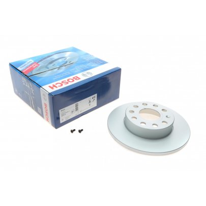 Гальмівний диск задній (255х10мм) Volkswagen Golf 5 / Фольксваген Гольф 5 2003-2009 0986479B78 BOSCH (Німеччина)