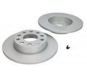 Тормозной диск задний (комплект 2 шт, 255х10мм) Volkswagen Golf 5 / Фольксваген Гольф 5 2003-2009 DDF1276C FERODO (Великобритания)