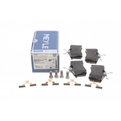 Тормозные колодки задние (без датчика, 87x53x17) Volkswagen Golf 5 / Фольксваген Гольф 5 2003-2009 0252096117/PD MEYLE (Германия)