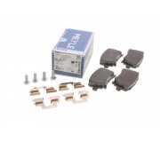 Тормозные колодки задние (без датчика, 105.5x56x17) Volkswagen Golf 5 / Фольксваген Гольф 5 2003-2009 0252391417 MEYLE (Германия)