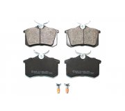 Тормозные колодки задние (без датчика, 87x53x17) Volkswagen Golf 5 / Фольксваген Гольф 5 2003-2009 05P1788 LPR (Италия)