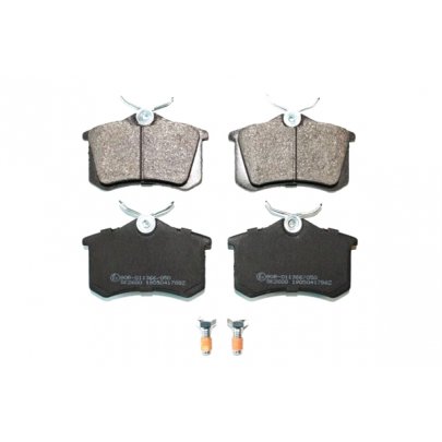 Гальмівні колодки задні (без датчика, 87x53x17) Volkswagen Golf 5 / Фольксваген Гольф 5 2003-2009 05P1788 LPR (Італія)