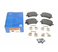 Тормозные колодки задние (без датчика, 105.5x56x17) Volkswagen Golf 5 / Фольксваген Гольф 5 2003-2009 13.0460-2880.2 ATE (Германия)