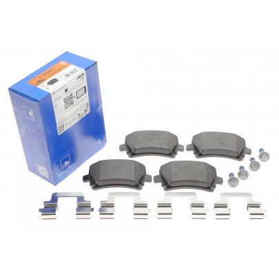 Тормозные колодки задние (без датчика, 105.5x56x17) Volkswagen Golf 5 / Фольксваген Гольф 5 2003-2009 13.0460-2887.2 ATE (Германия)