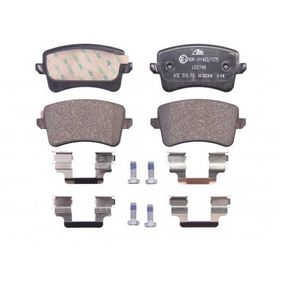 Тормозные колодки задние (без датчика, 105.5x56x17) Volkswagen Golf 5 / Фольксваген Гольф 5 2003-2009 13.0470-2748.2 ATE (Германия)