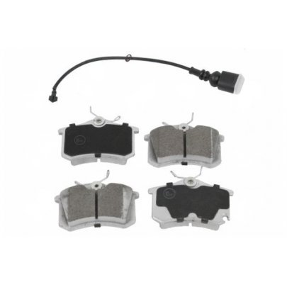 Тормозные колодки задние (c датчиком, 87x53x17) Volkswagen Golf 5 / Фольксваген Гольф 5 2003-2009 231-02-107 ABAKUS (Польша)