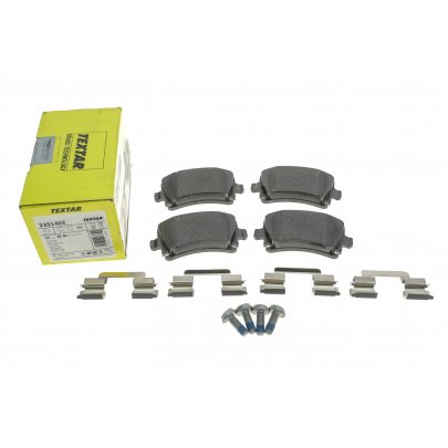 Тормозные колодки задние (без датчика, 105.5x56x17) Volkswagen Golf 5 / Фольксваген Гольф 5 2003-2009 2391402 TEXTAR (Германия)