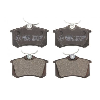 Тормозные колодки задние (без датчика, 87x53x17) Volkswagen Golf 5 / Фольксваген Гольф 5 2003-2009 C2W001ABE ABE (Польша)