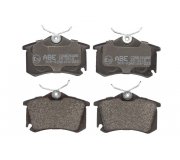 Гальмівні колодки задні (без датчика, 87x53x17) Volkswagen Golf 5 / Фольксваген Гольф 5 2003-2009 C2W026ABE ABE (Польща)