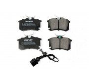 Тормозные колодки задние (c датчиком, 87x53x17) Volkswagen Golf 5 / Фольксваген Гольф 5 2003-2009 DP1010.10.1037 Drіve+ (Польша)