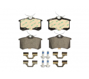 Тормозные колодки задние (без датчика, 87x53x17) Volkswagen Golf 5 / Фольксваген Гольф 5 2003-2009 FDB1788 FERODO (Великобритания)