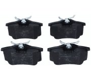 Тормозные колодки задние (без датчика, 87x53x17) Volkswagen Golf 5 / Фольксваген Гольф 5 2003-2009 GDB1330 TRW (Германия)