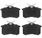 Тормозные колодки задние (без датчика, 87x53x17) Volkswagen Golf 5 / Фольксваген Гольф 5 2003-2009 GDB1330DTE TRW (Германия)