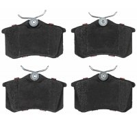 Тормозные колодки задние (без датчика, 87x53x17) Volkswagen Golf 5 / Фольксваген Гольф 5 2003-2009 GDB1330DTE TRW (Германия)