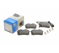 Тормозные колодки задние (c датчиком, 87x53x17) Volkswagen Golf 5 / Фольксваген Гольф 5 2003-2009 LP1815 DELPHI (США)