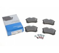 Тормозные колодки задние (без датчика, 87x53x17) Volkswagen Golf 5 / Фольксваген Гольф 5 2003-2009 LP2255 DELPHI (США)