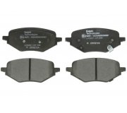 Гальмівні колодки задні (без датчика, 105.5x56x17) Volkswagen Golf 5 / Фольксваген Гольф 5 2003-2009 LP3801 DELPHI (США)