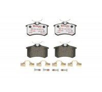 Гальмівні колодки задні (без датчика, 87x53x17) Volkswagen Golf 5 / Фольксваген Гольф 5 2003-2009 P85020X BREMBO (Італія)